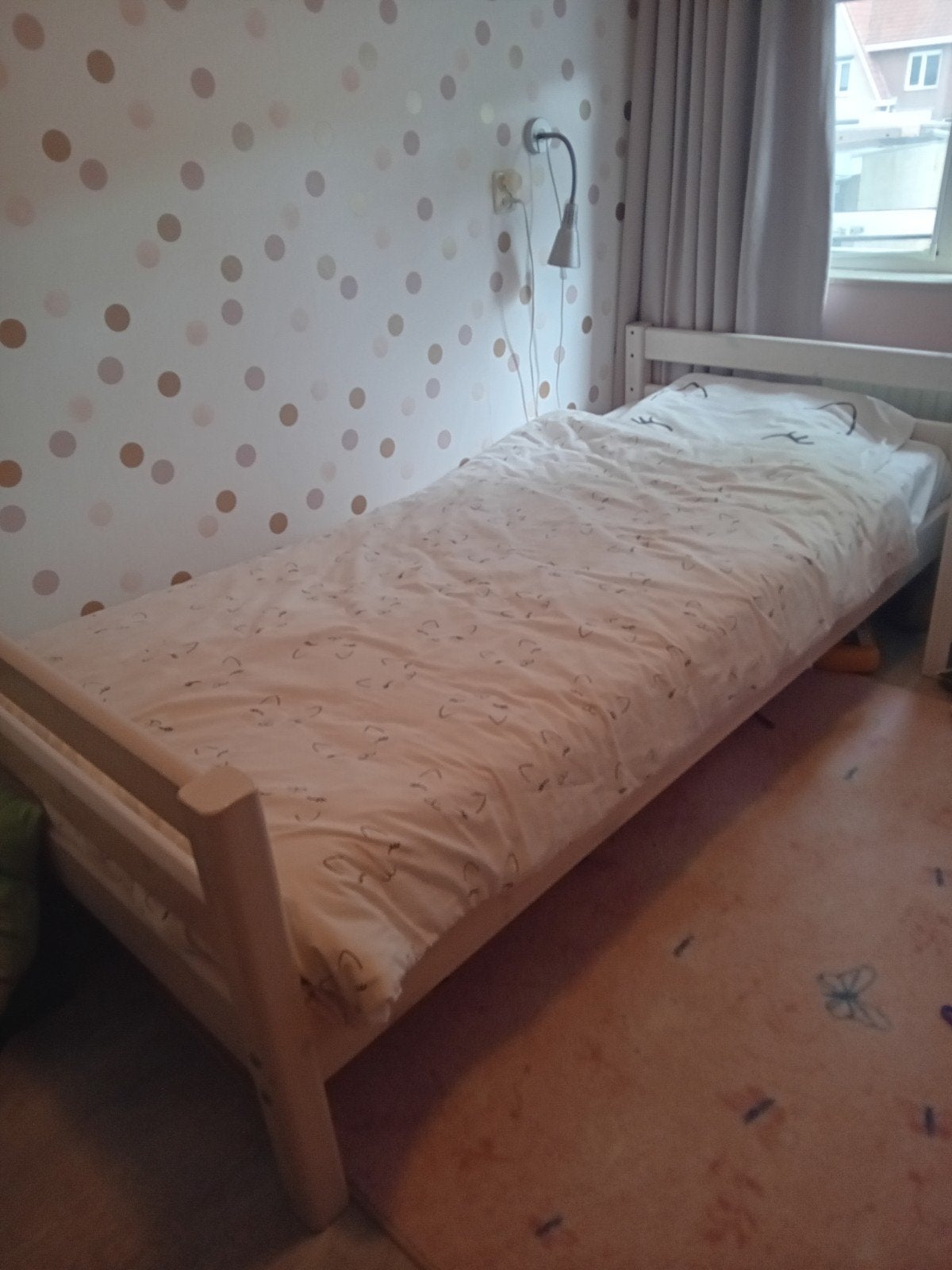 Gratis Flexa Classic 1 persoonsbed, Ophalen, Gebruikt, 90 cm, Eenpersoons