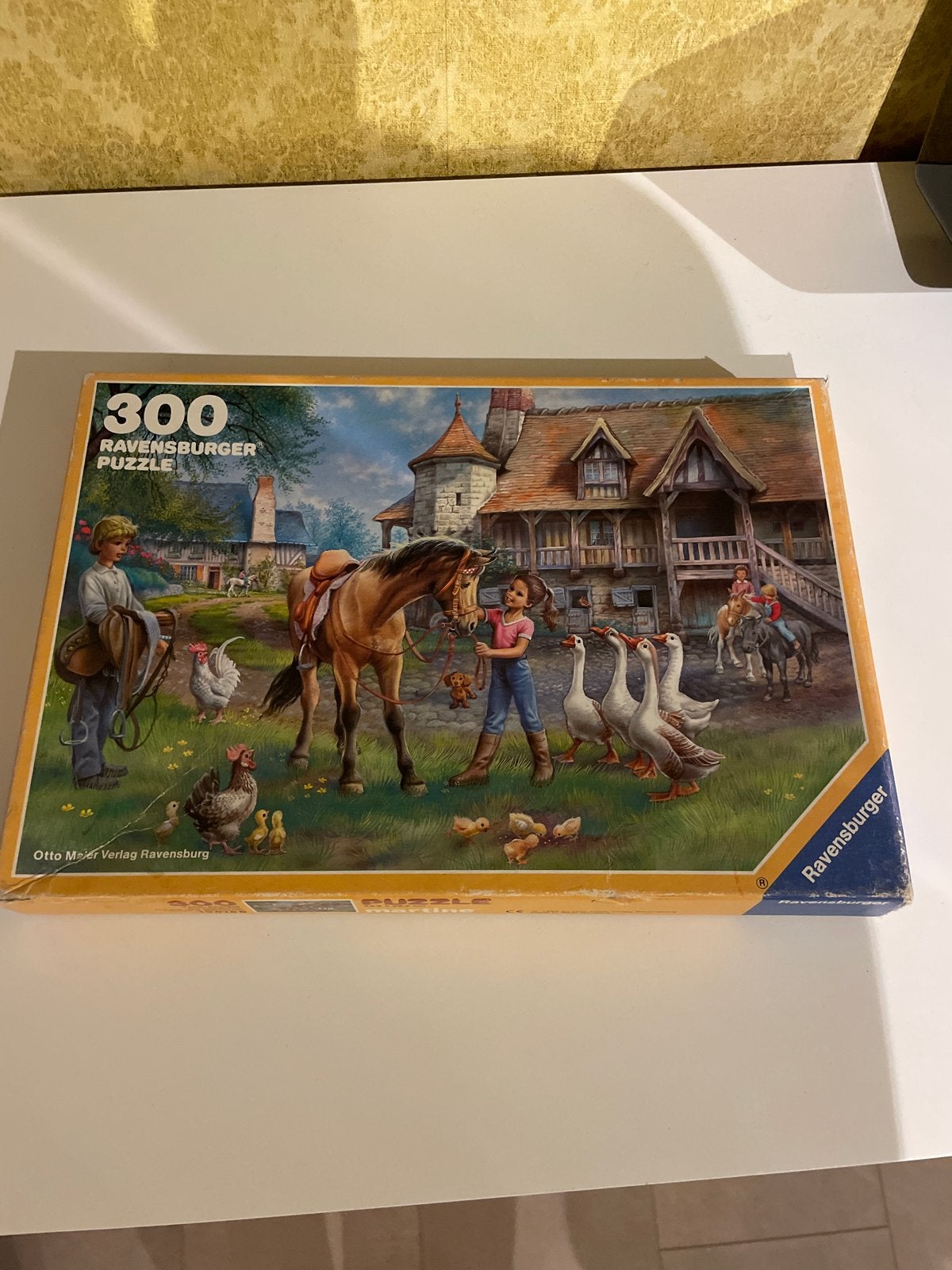 Ravensburger Legpuzzel 300 stukjes - Boerderijtafereel, Ophalen of Verzenden, Minder dan 500 stukjes, Gebruikt, Legpuzzel