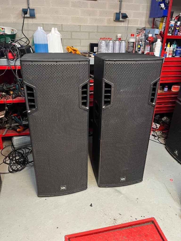 Power Dynamics PD625A Actieve Speakerset 2x 15", Audio, Tv en Foto, Gebruikt, Inclusief kabels, Speakerset, Ophalen