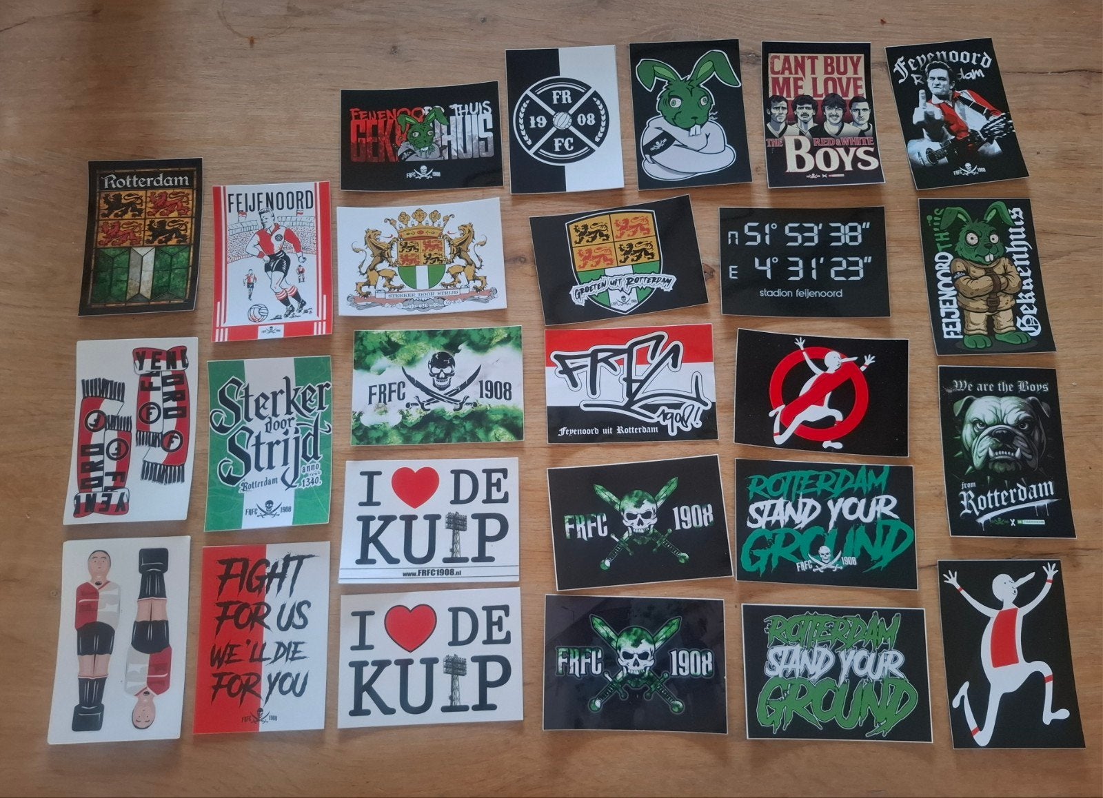 Feyenoord stickers, Verzamelen, Ophalen of Verzenden, Nieuw, Feyenoord, Poster, Plaatje of Sticker
