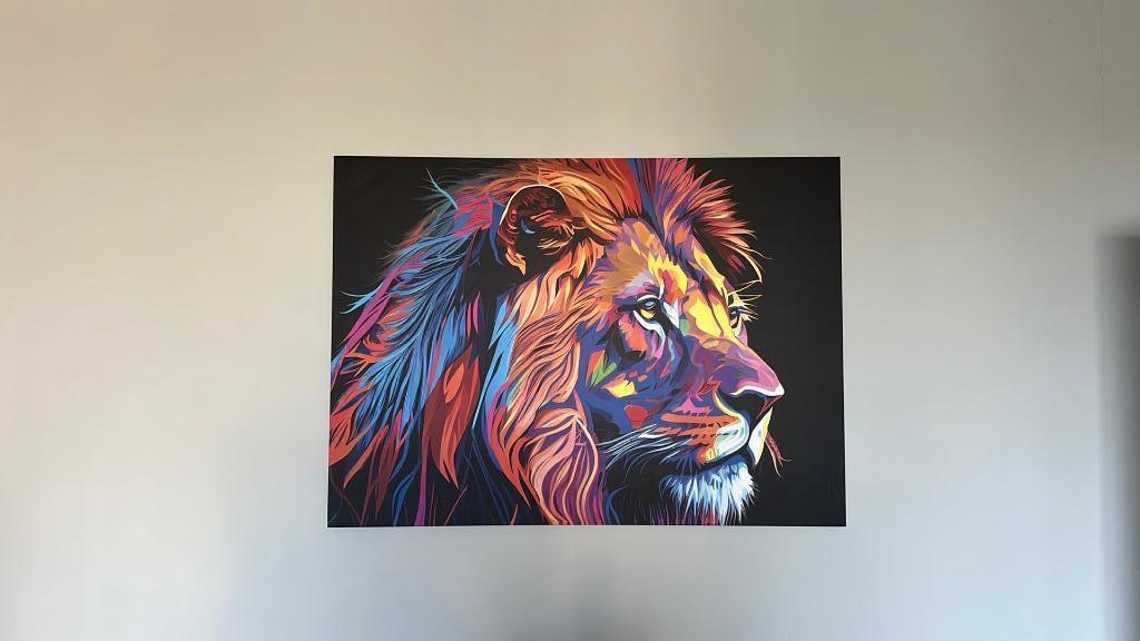Canvas schilderij 116x84cm, Ophalen