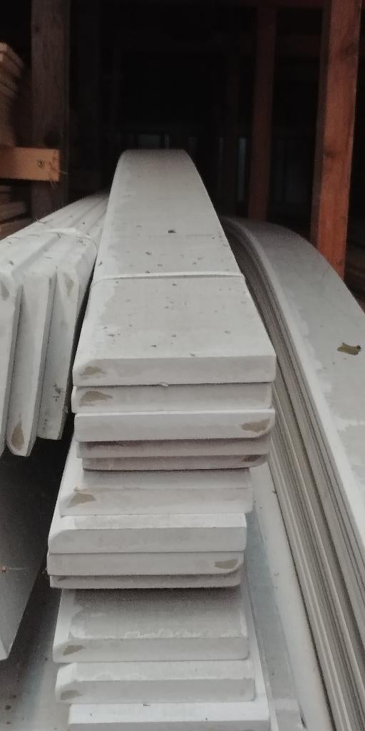 Mdf plinten gegrond 9cm br. en andere maten, Ophalen, Nieuw, Mdf, 200 tot 250 cm