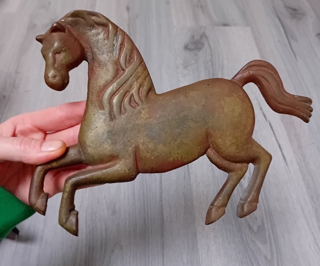 vintage paarden embleem, wanddecoratie, paard, Verzenden