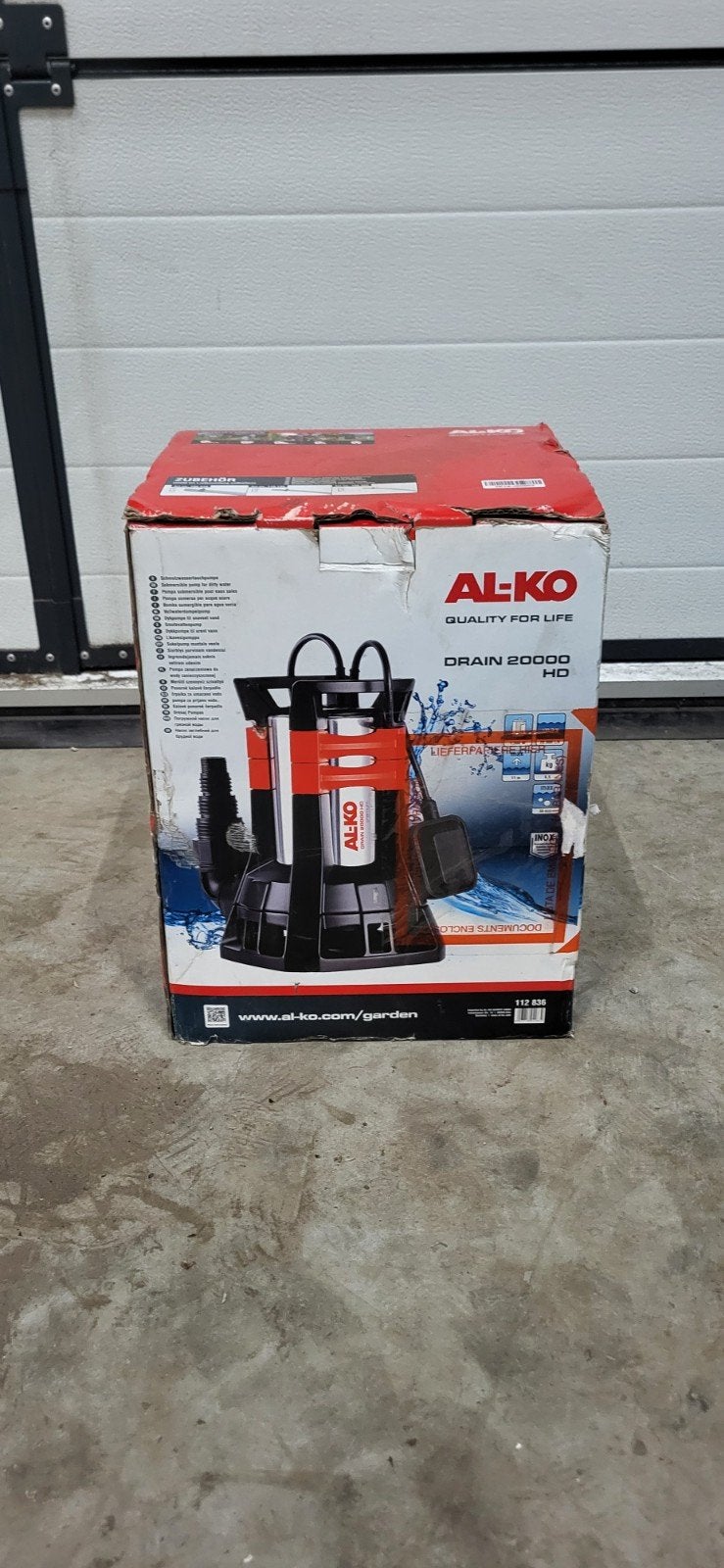 Alko dompelpomp, Ophalen of Verzenden, Nieuw, Elektrisch, Dompelpomp