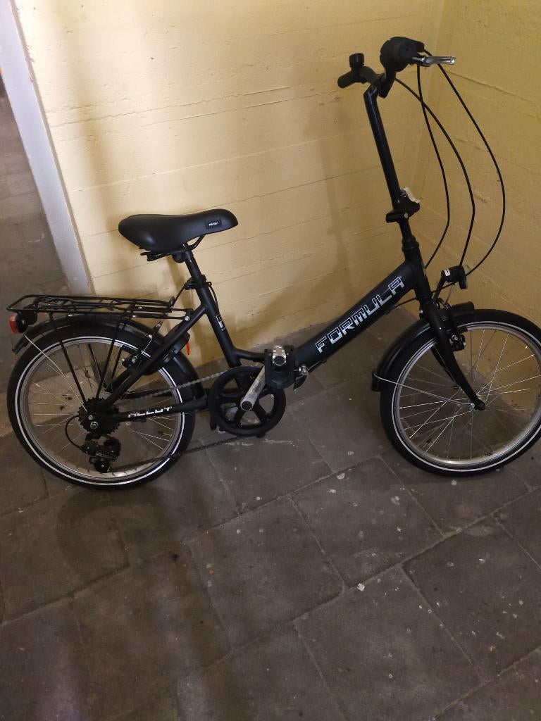 Vouwfiets zwart, Fietsen en Brommers, Fietsen | Vouwfietsen, Ophalen of Verzenden, Zo goed als nieuw, Totaal opvouwbaar
