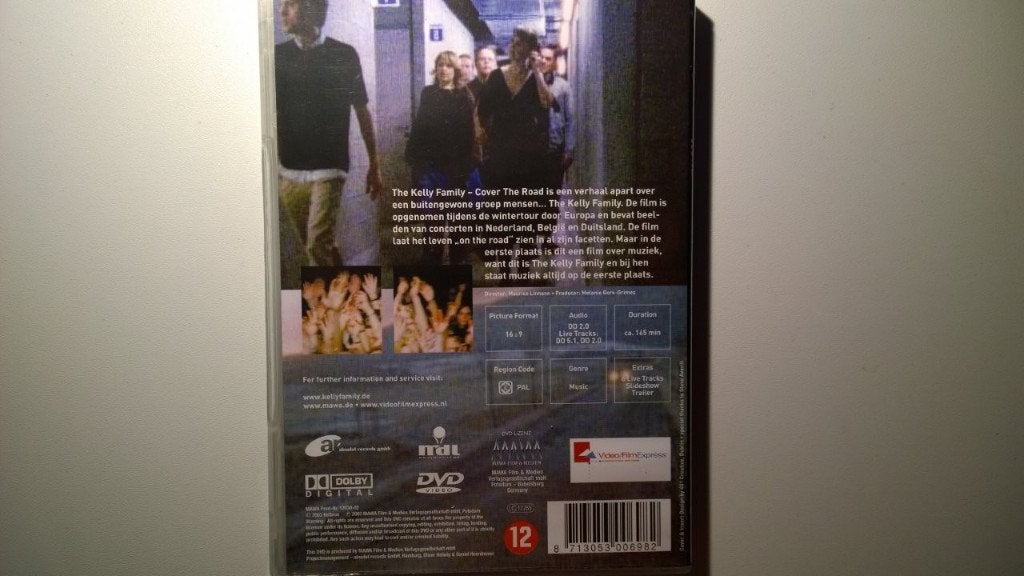 The Kelly Family - Cover The Road (DVD), Alle leeftijden, Ophalen of Verzenden, Zo goed als nieuw