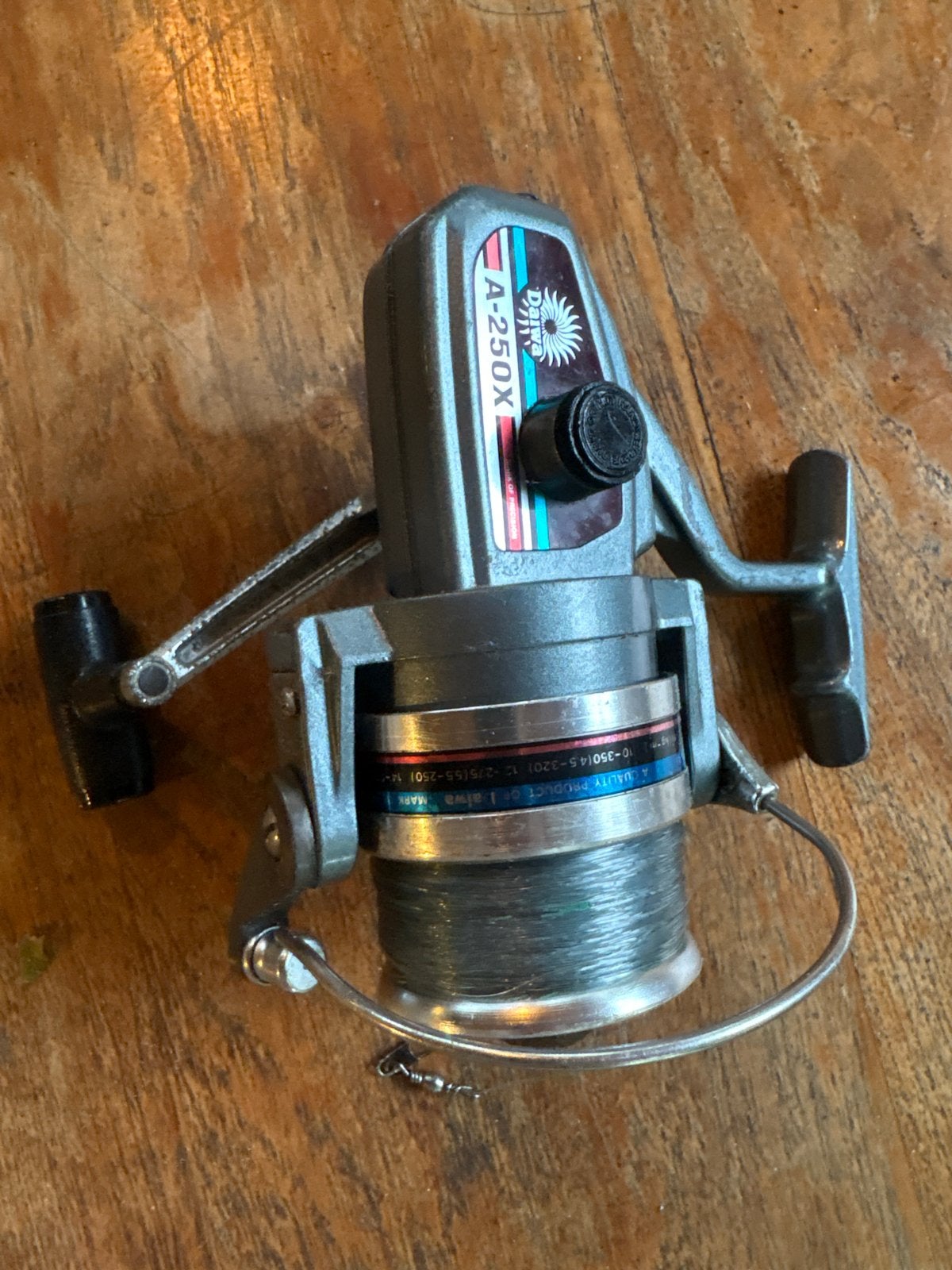 Daiwa A-250X Vismolen - Vintage en Functioneel, Ophalen of Verzenden, Gebruikt, Molen