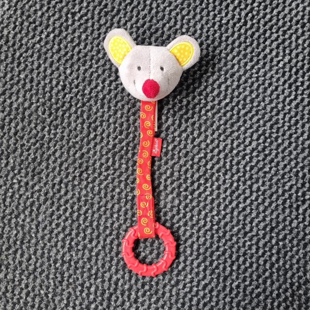 Sigikid bijtring met clip muis, Ophalen of Verzenden