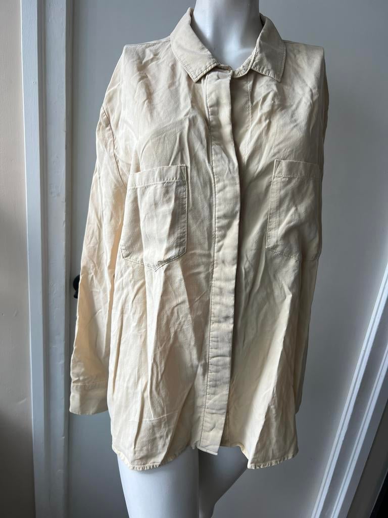 Bella dahl lyocell blouse creme kleur maat XL zgan, Kleding | Dames, Ophalen of Verzenden, Zo goed als nieuw, Maat 46/48 (XL) of groter