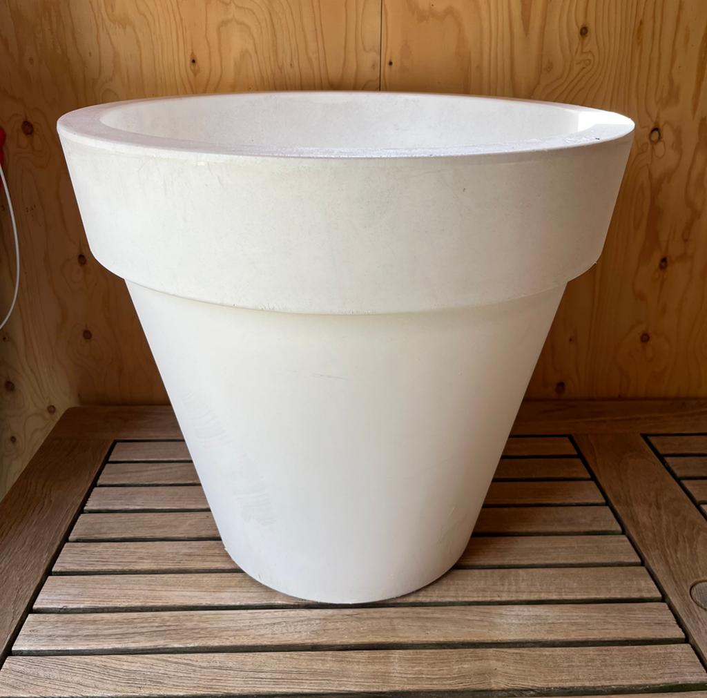 ELHO bloempot voor buiten Loft urban 45L, Ophalen, Kunststof, 40 cm of meer, Rond
