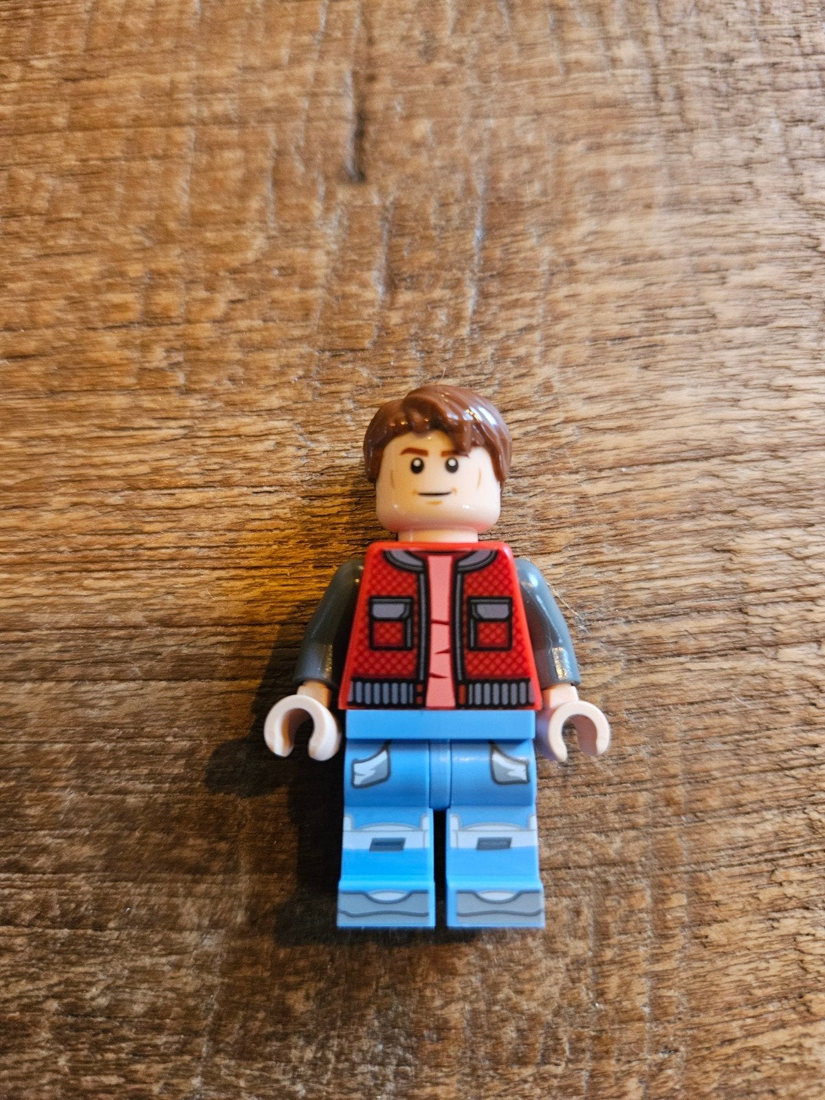 LEGO Marty McFly minifiguur - Back to the Future, Verzenden, Zo goed als nieuw