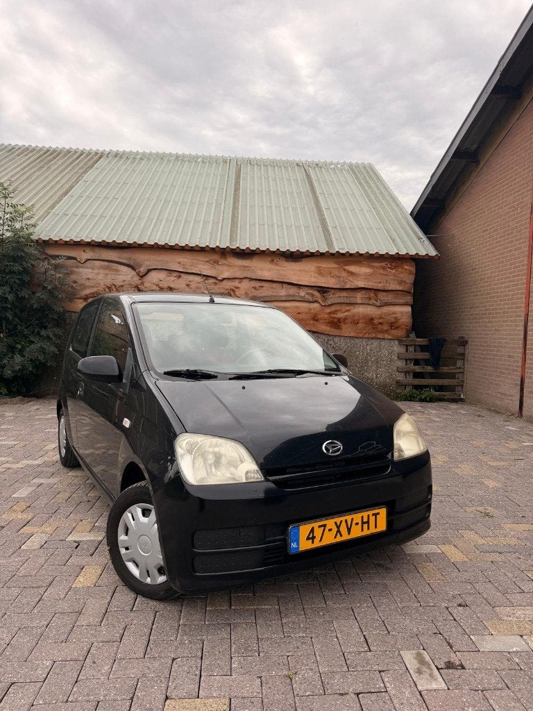 Daihatsu Cuore 1.0 3D AUT 2007 Zwart, Auto's, Daihatsu, Stof, 600 kg, 18 €/maand, Cuore