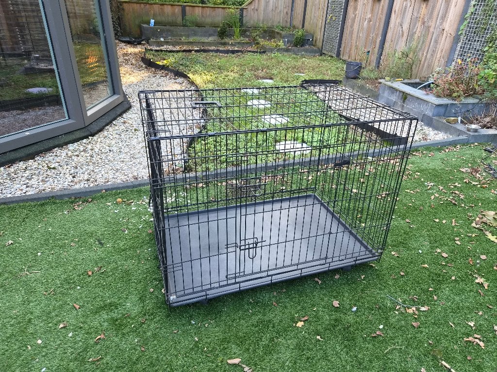 Hondenbench met wieltjes 109, Dieren en Toebehoren, Ophalen, Gebruikt