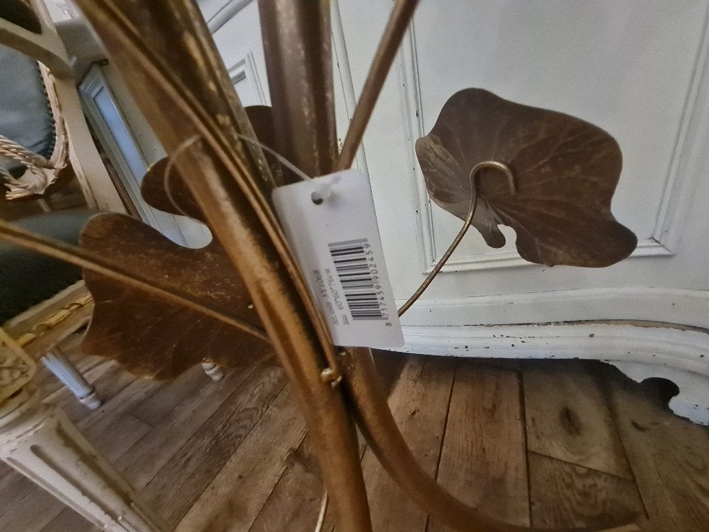 Bijzet tafeltje glas met metaal foto 1 t/m 3, Ophalen, Heikant 21 Kaatsheuvel, Brocante, Belle Vieille Brocante
