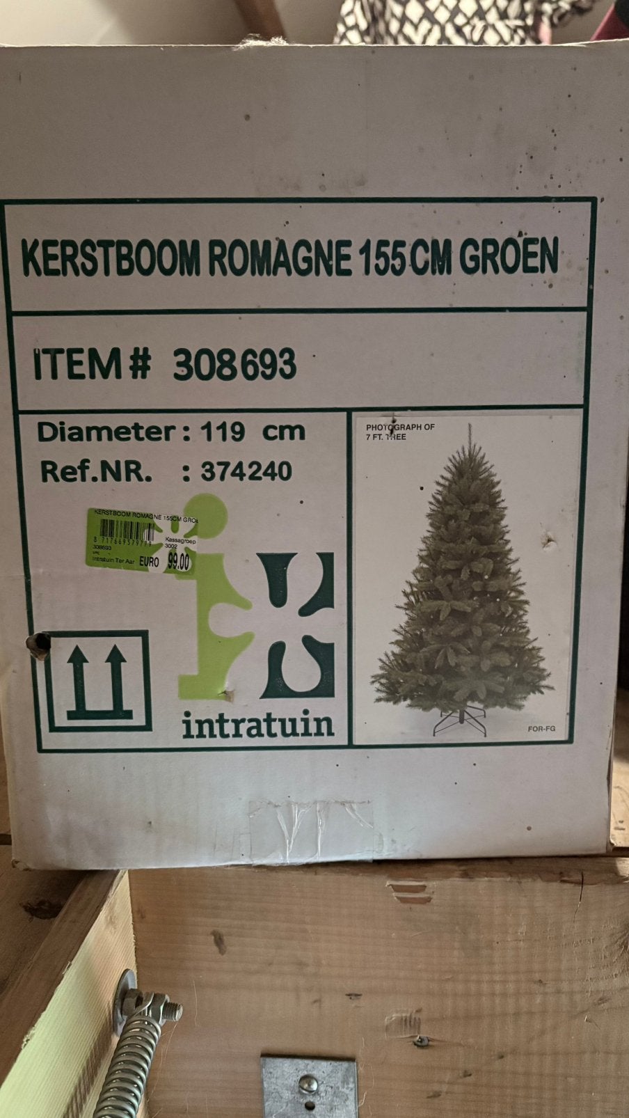 Kunst Kerstboom Romagne, Diversen, Ophalen, Zo goed als nieuw