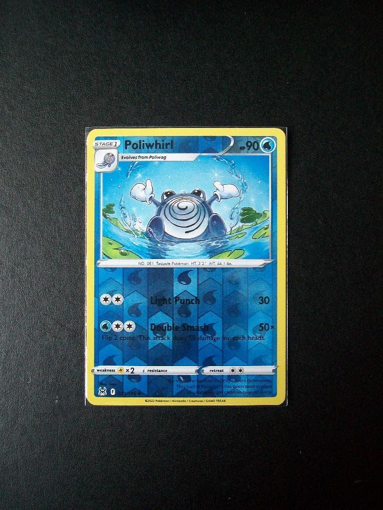 1742: Nieuwe Pokemon Kaart holofoil POLIWHIRL hp90 (031/196), Verzenden, Nieuw, Losse kaart, Foil