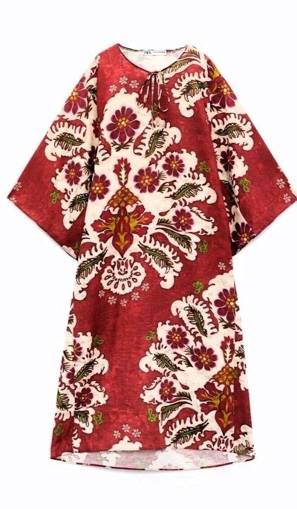 Blend Tuniek/Kaftan Jurk, Meerkleurig, Zara, Maat 42/44 (L), Ophalen of Verzenden