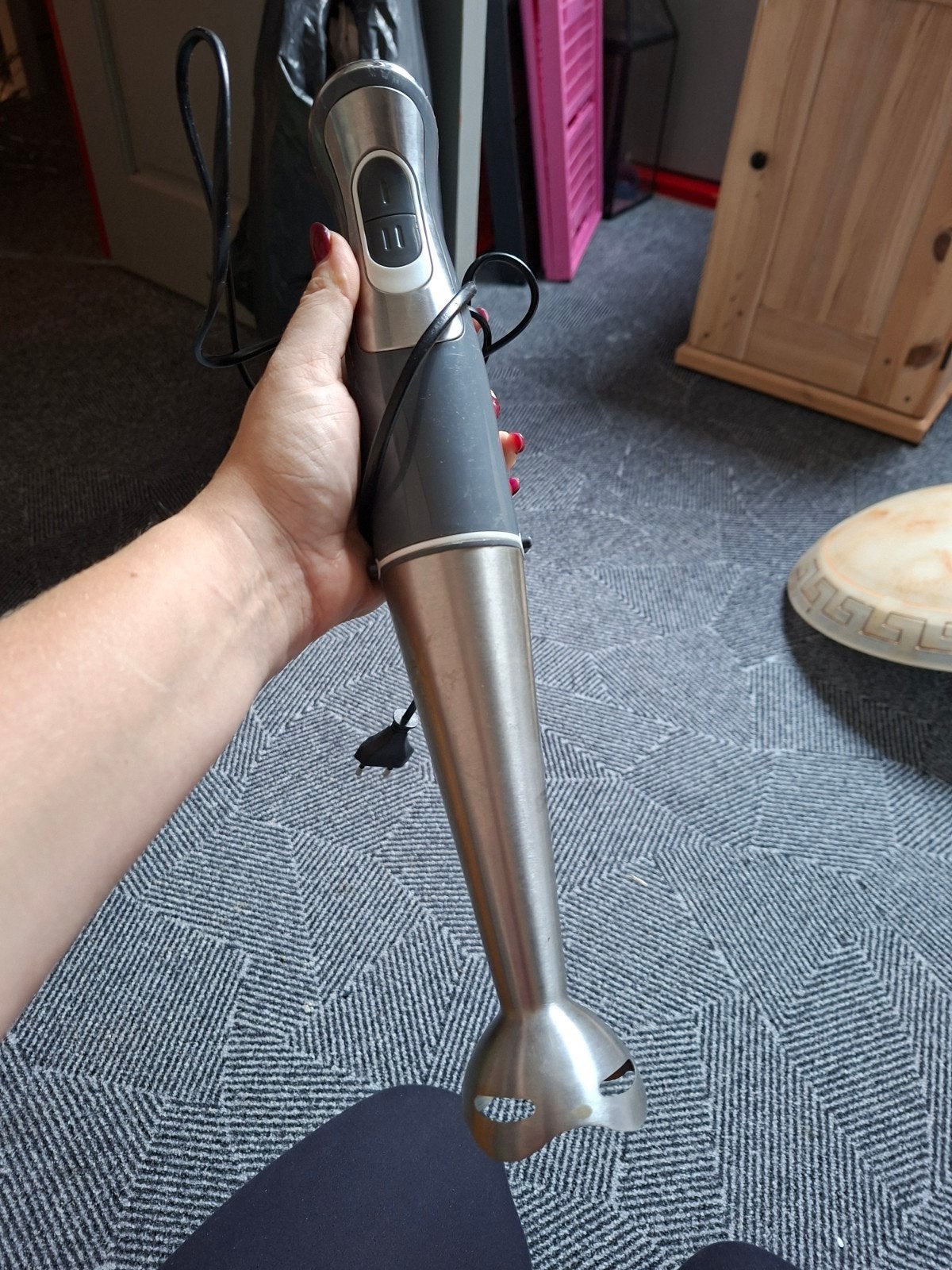 staafmixer, Witgoed en Apparatuur, 4 liter of meer, Ophalen of Verzenden, Gebruikt, 2 snelheden