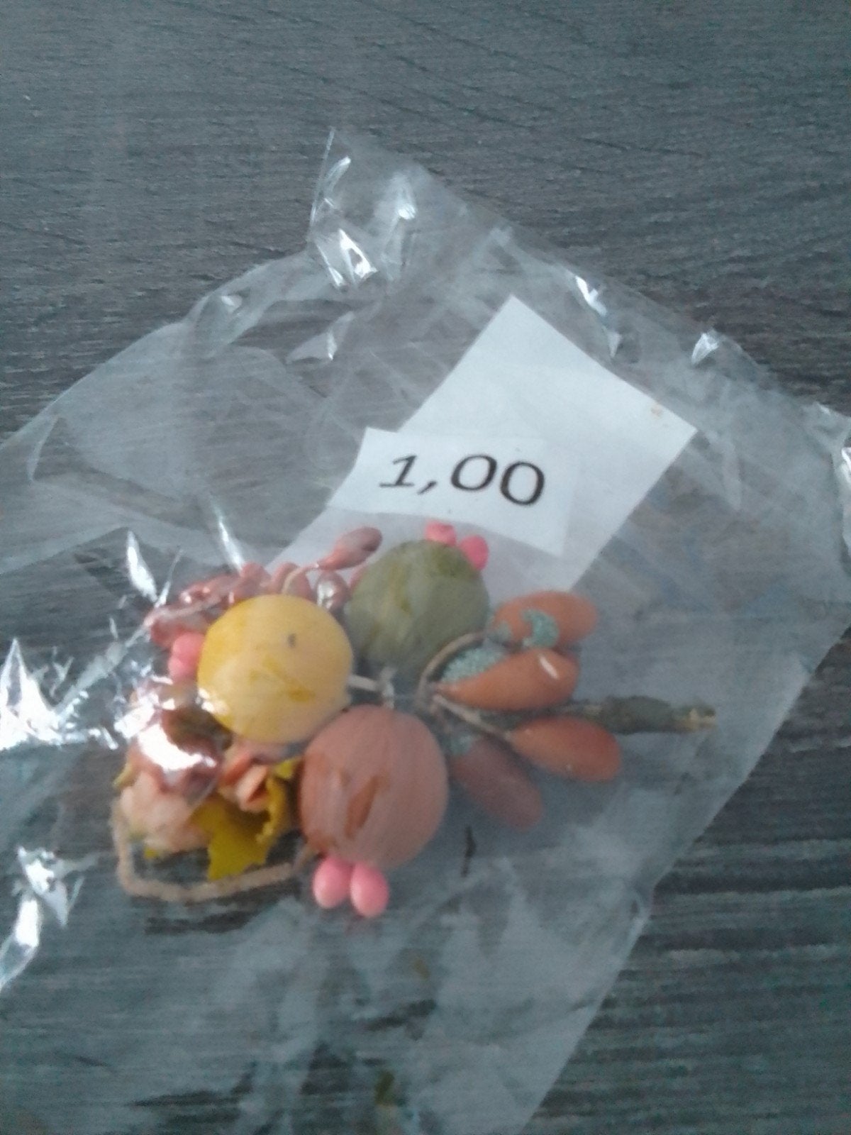 Decoratieve Broche met Natuurlijke Elementen, Ophalen, Overige materialen, Overige kleuren, Minder dan 4 cm