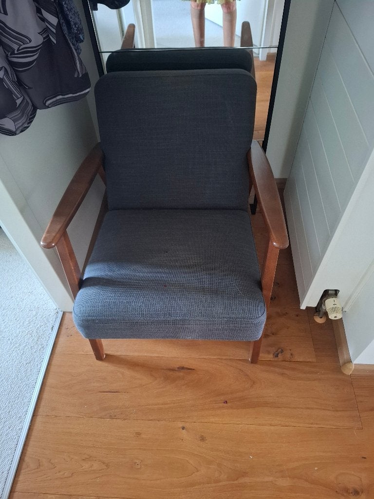 stoel, Huis en Inrichting, Stoelen, Ophalen, Gebruikt, Eenvoudig, Stof
