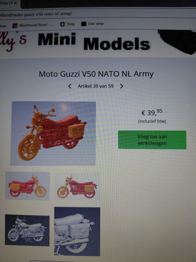 Motoguzzi V50 nato, Ophalen of Verzenden, Overige thema's, Pons of Mal