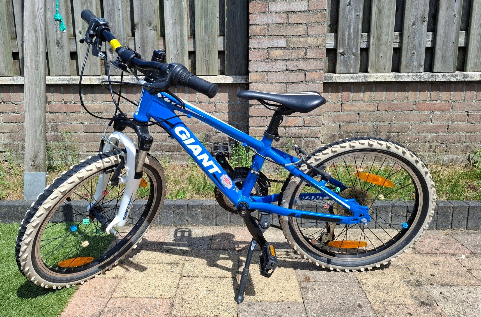 Giant mountainbike 20 inch, Fietsen en Brommers, Ophalen, Gebruikt, Velgrem, Versnellingen