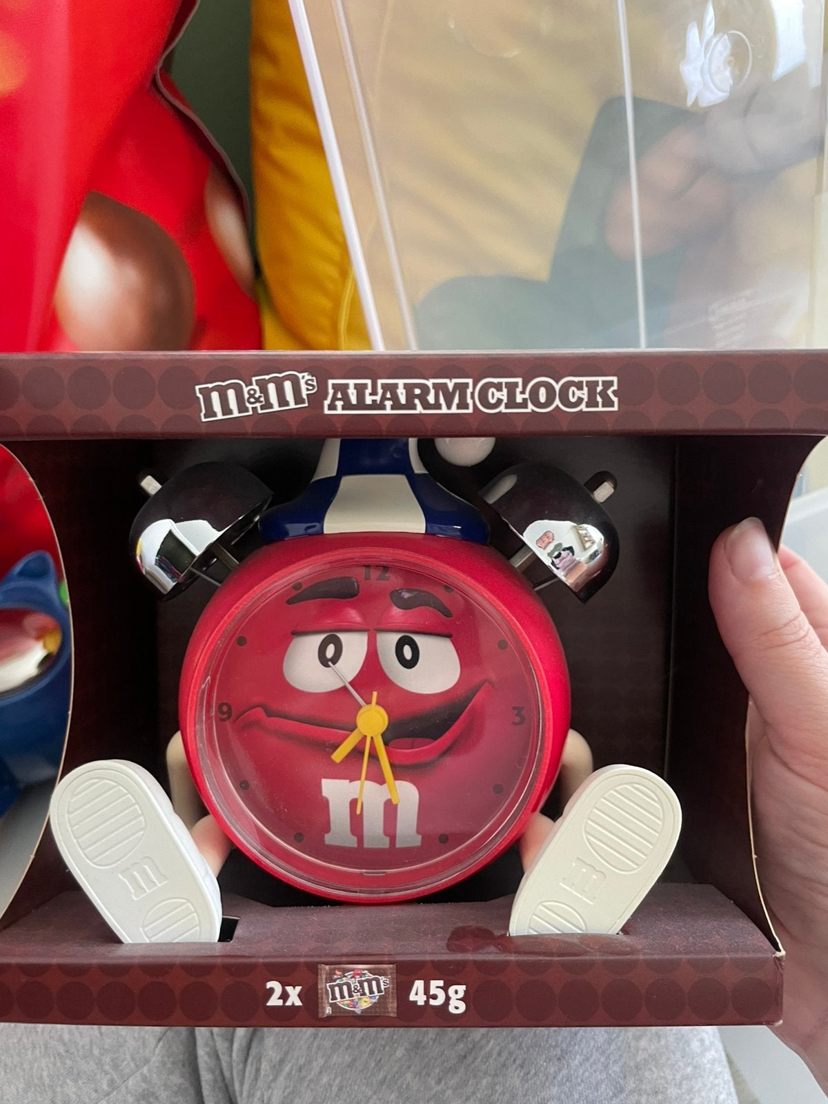 M&M alarm clock rood, Verzamelen, Ophalen of Verzenden, Nieuw