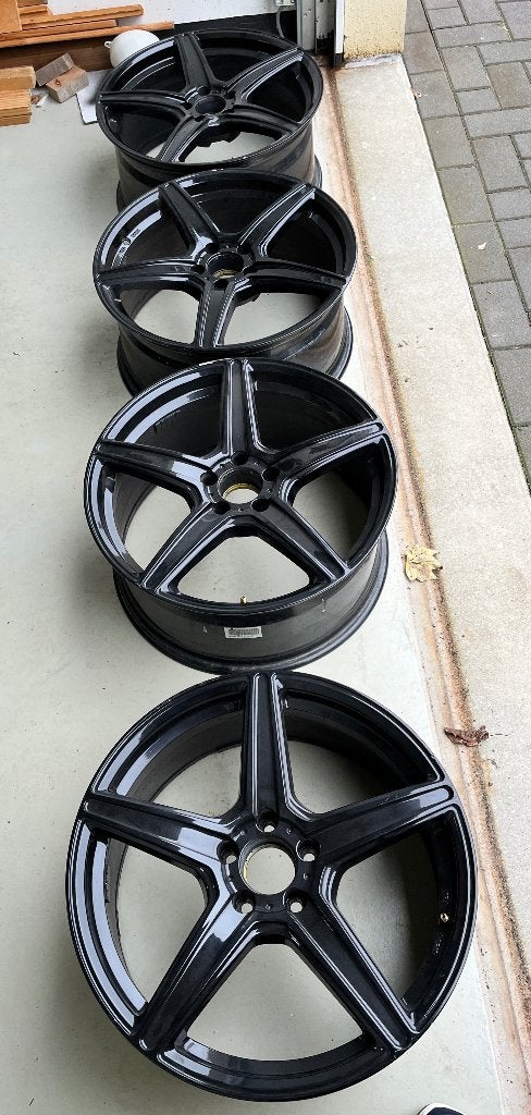 19 inch velgenset voor o.a Mercedes, Gebruikt, Velg(en), 235 mm, Personenwagen