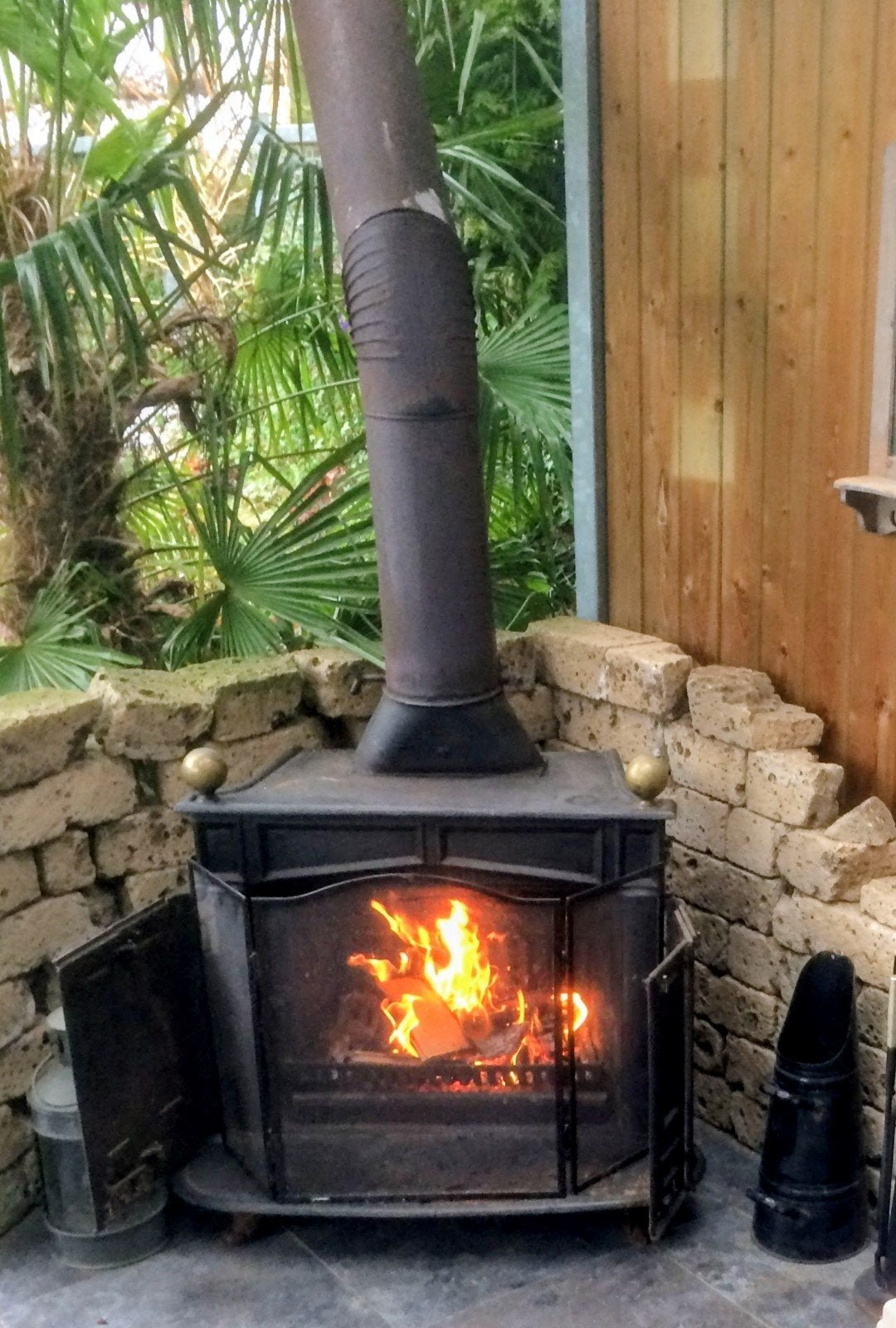 Franklin openhaard kachel, Tuin en Terras, Tuinhaarden, Ophalen