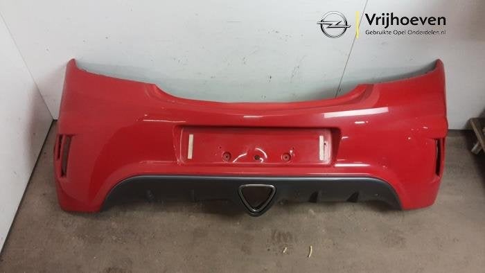 Achterbumper van een Opel Corsa (Corsa D 07-) (Y547), Auto-onderdelen, Gebruikt, -, -, Opel