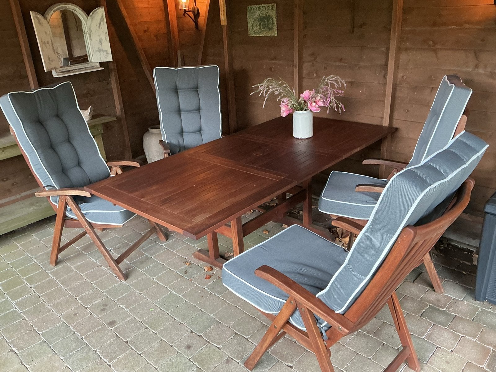 Extra dikke tuinkussens, Tuin en Terras, Ophalen, Eettafel, Tuinset, Overige materialen