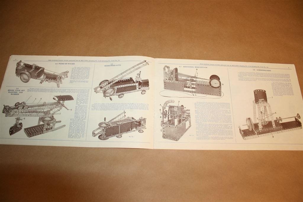Meccano. Handleiding voor aanvullings-uitrusting No. 2a, Ophalen of Verzenden