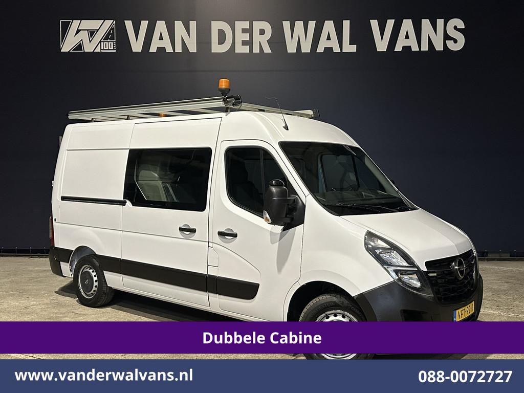 Opel Movano 2.3 Turbo 150pk L2H2 Dubbele Cabine Inrichting E, Auto's, Bestelauto's, Bedrijf, Te koop, ABS, Achteruitrijcamera