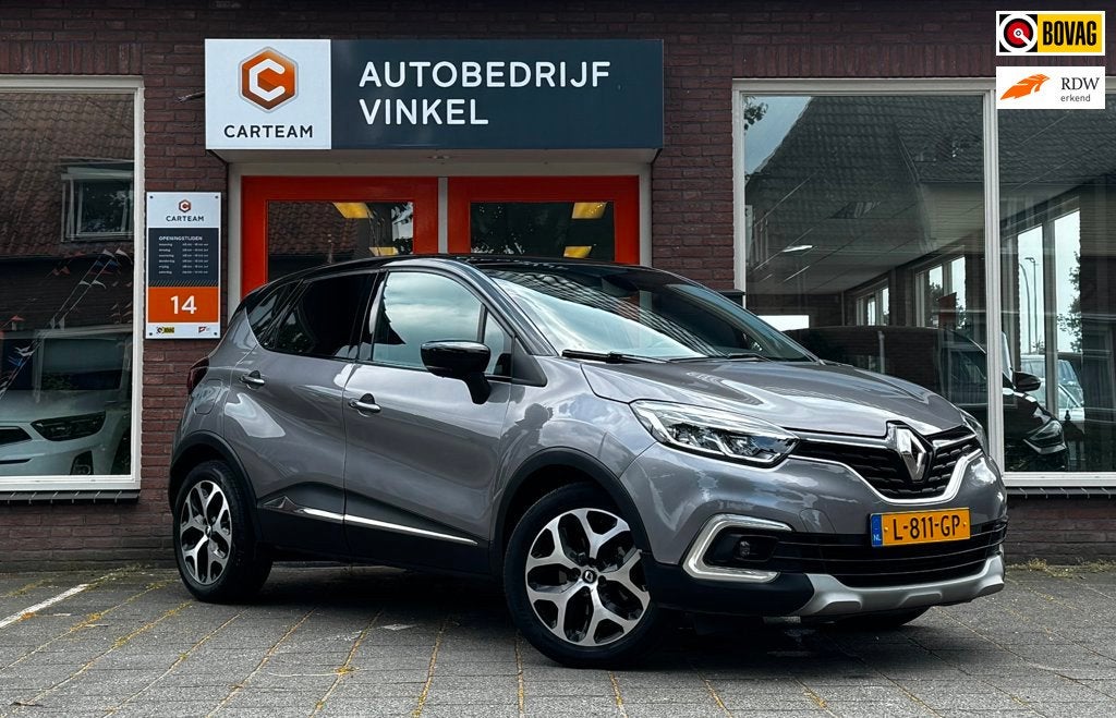 Renault Captur 1.3 TCe Intens *PanoDak*ParkSen*Carplay*Navi*, Auto's, Stof, Gebruikt, Euro 6, 4 cilinders