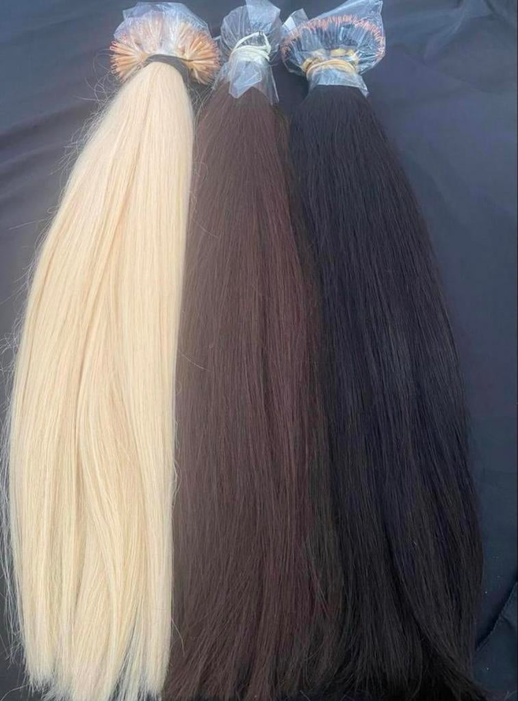 Nanoring Extensions 60cm - 100% Echt Haar, Ophalen of Verzenden, Nieuw, Pruik of Haarverlenging