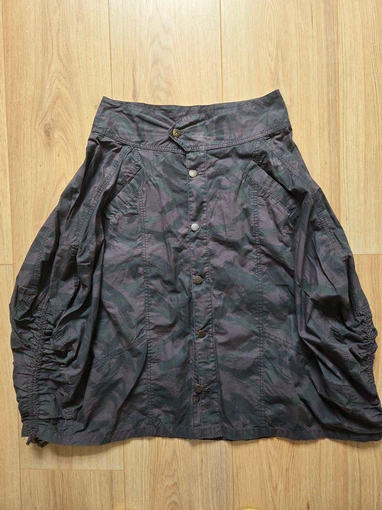 DIDI donkergroene/paarse rok met camouflageprint S, Kleding | Dames, Overige kleuren, Didi, Ophalen of Verzenden, Maat 36 (S)