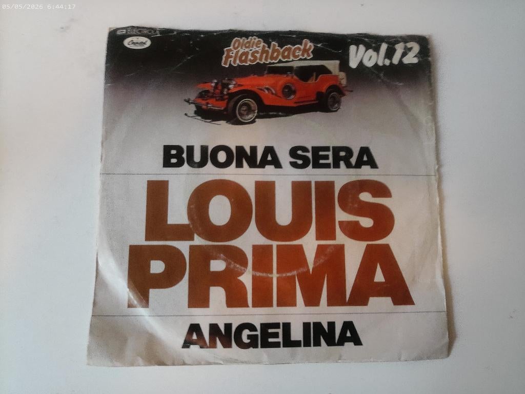 Louis Prima - Buona Sera / Angelina  ( OLDIES ), Gebruikt, 7 inch, Single, Pop
