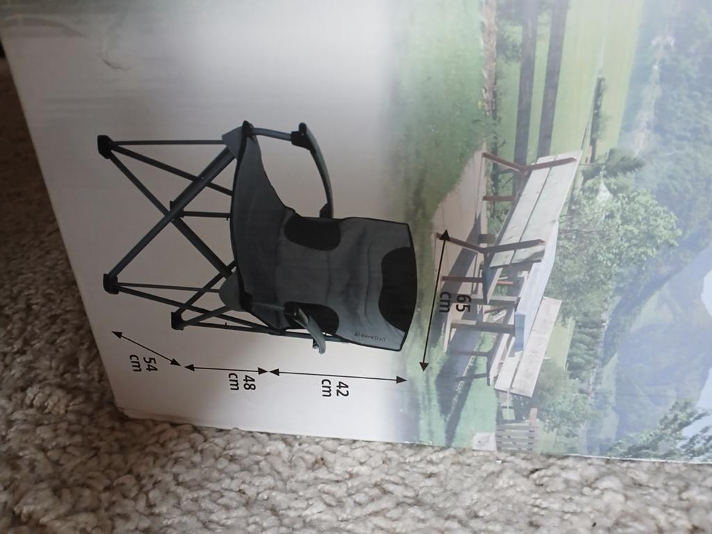 Stevige klapstoel (tot 150 kilo), Ophalen, Campingstoel