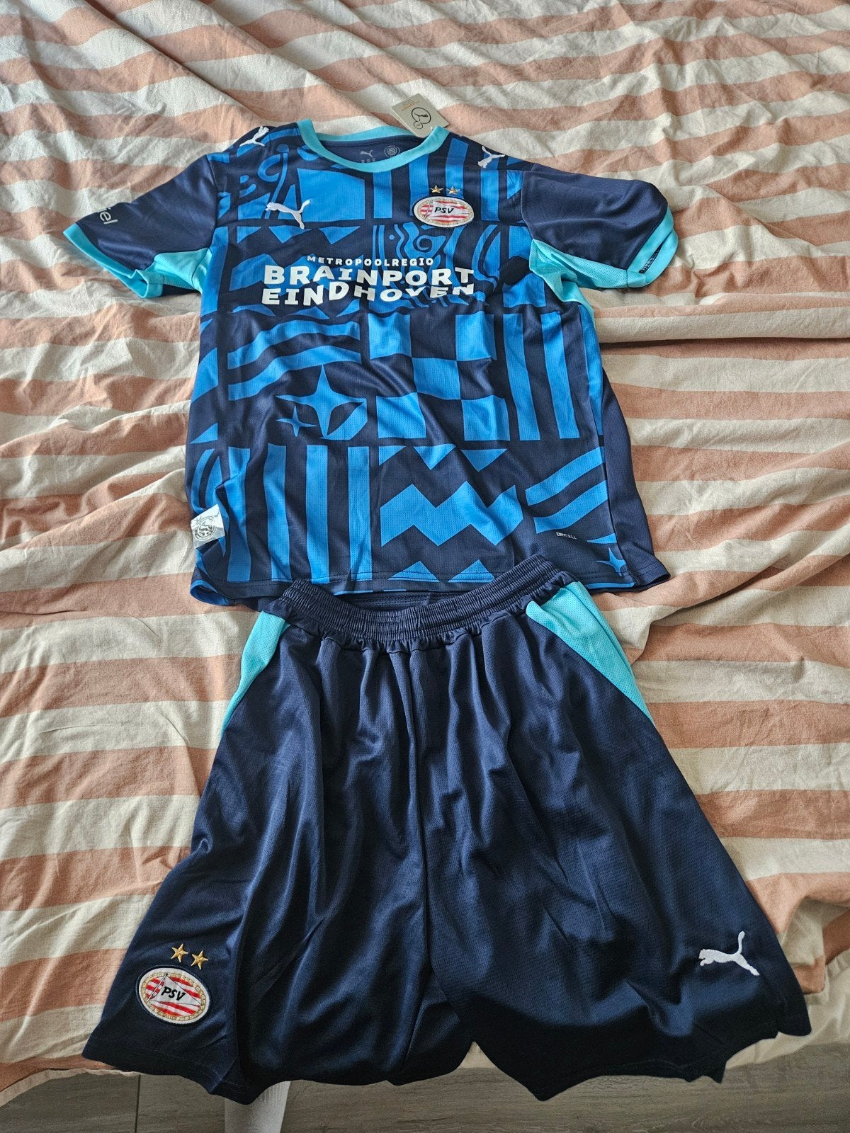 PSV Uitshirt met Broekje - Maat XXL, Puma, Blauw, Nieuw, Overige maten