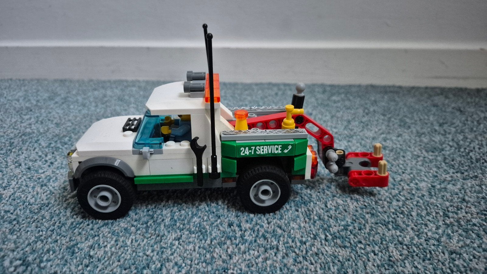 LEGO City Auto en Sleepwagen Set, Ophalen of Verzenden, Zo goed als nieuw, Overige merken