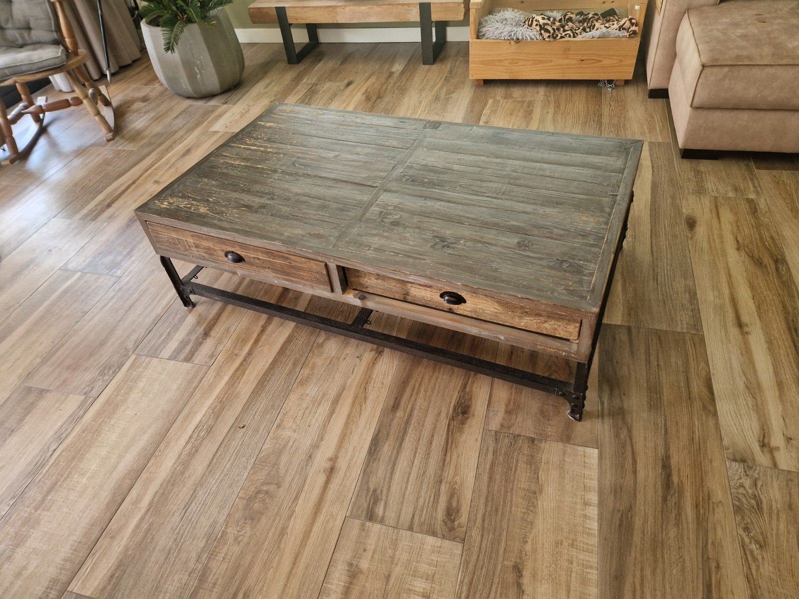 Riviera Maison salontafel, Huis en Inrichting, 100 tot 150 cm, Minder dan 50 cm, Rechthoekig, 50 tot 100 cm