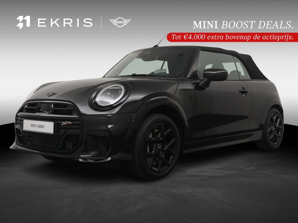 MINI Cabrio Cooper S | JCW uitvoering | Pakket M | Sportstoe, Auto's, Mini, Bedrijf, Te koop, Cabrio, Achteruitrijcamera, Alarm