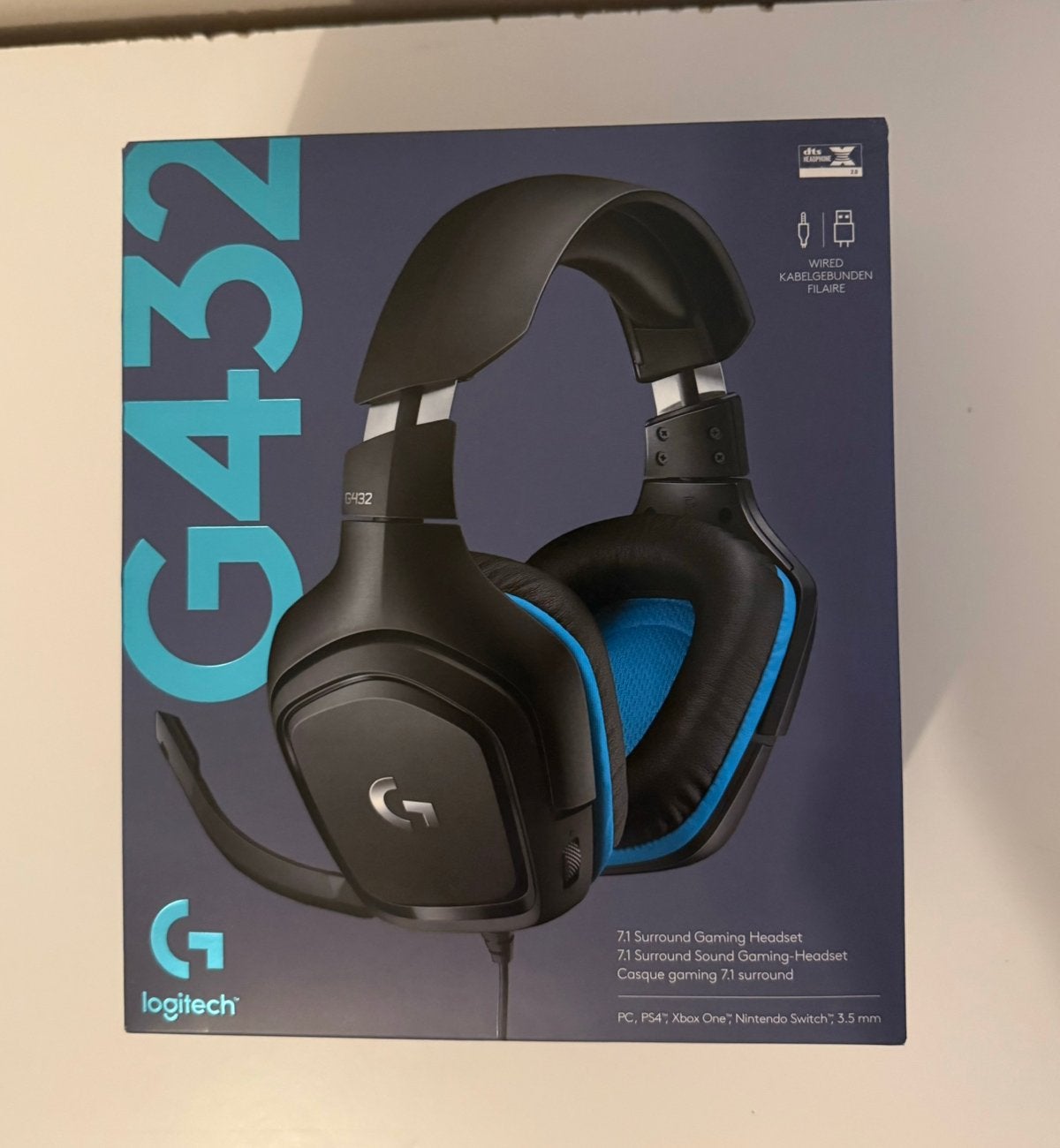 Logitech G432 Gaming Headset – nette staat, Ophalen of Verzenden, Gaming headset, Zo goed als nieuw