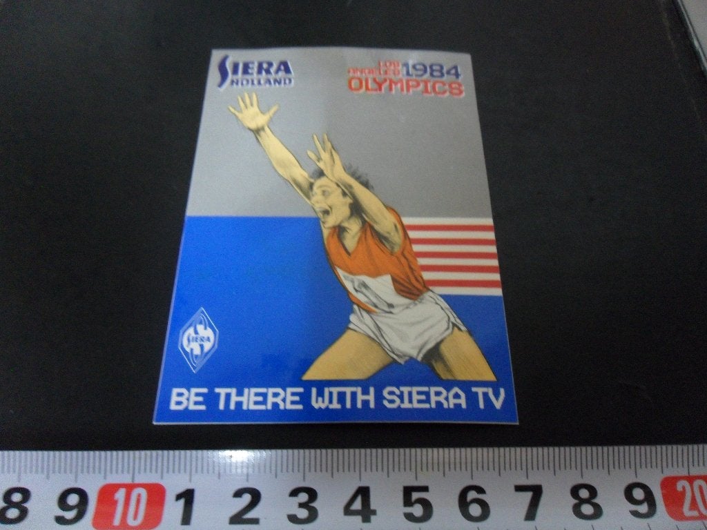 sticker  SIERA Holland 1984 Los Angeles Olympics ( PHILIPS ), Verzamelen, Stickers, Ophalen, Zo goed als nieuw
