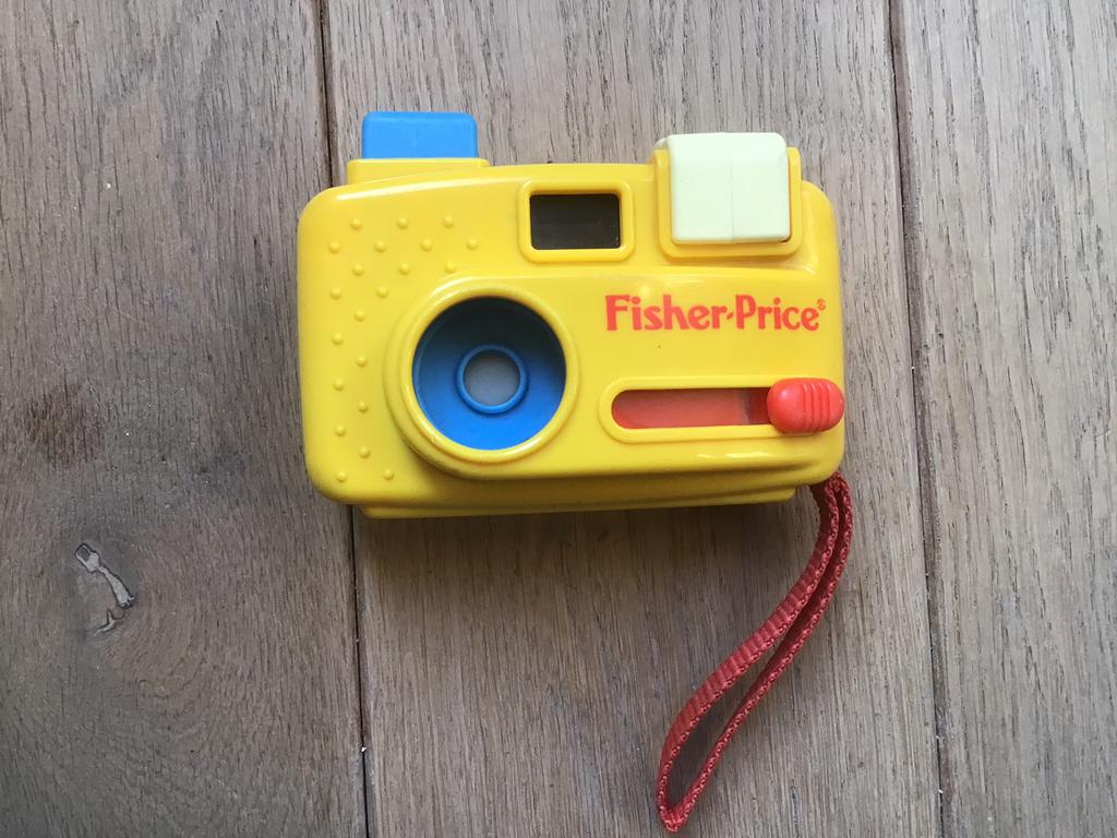 Fisher Price speelgoedcamera nr 2077 uit jaren 90 lft 2- 5 j, Ophalen of Verzenden, Gebruikt, Speelset