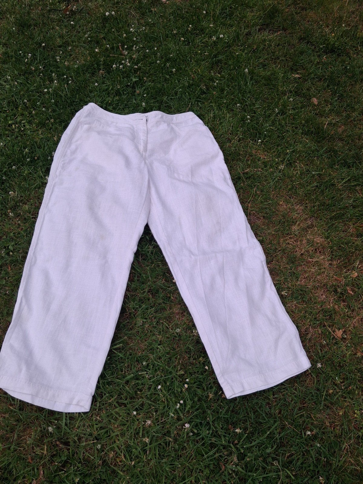 Witte linnen broek van Sandwich Easy, maat 44, Sandwich Easy, Wit, Maat 46/48 (XL) of groter, Ophalen of Verzenden