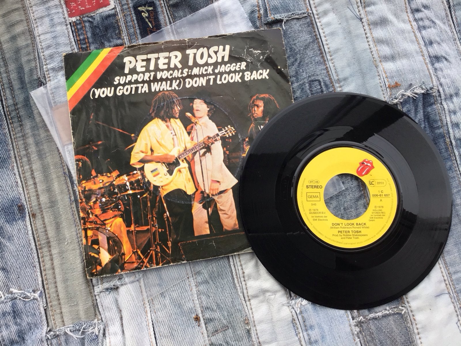 Peter Tosh - (You Gotta Walk) Don't Look Back (ft. Mick Jagg, Gebruikt, 7 inch, Ophalen of Verzenden, Reggae en Ska