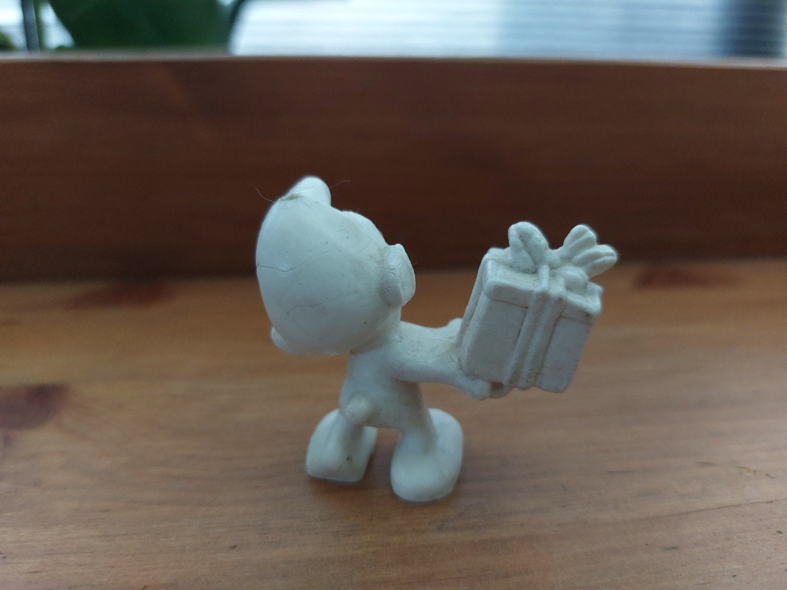 Lolsmurf met cadeau witte versie De Smurfen, Ophalen of Verzenden