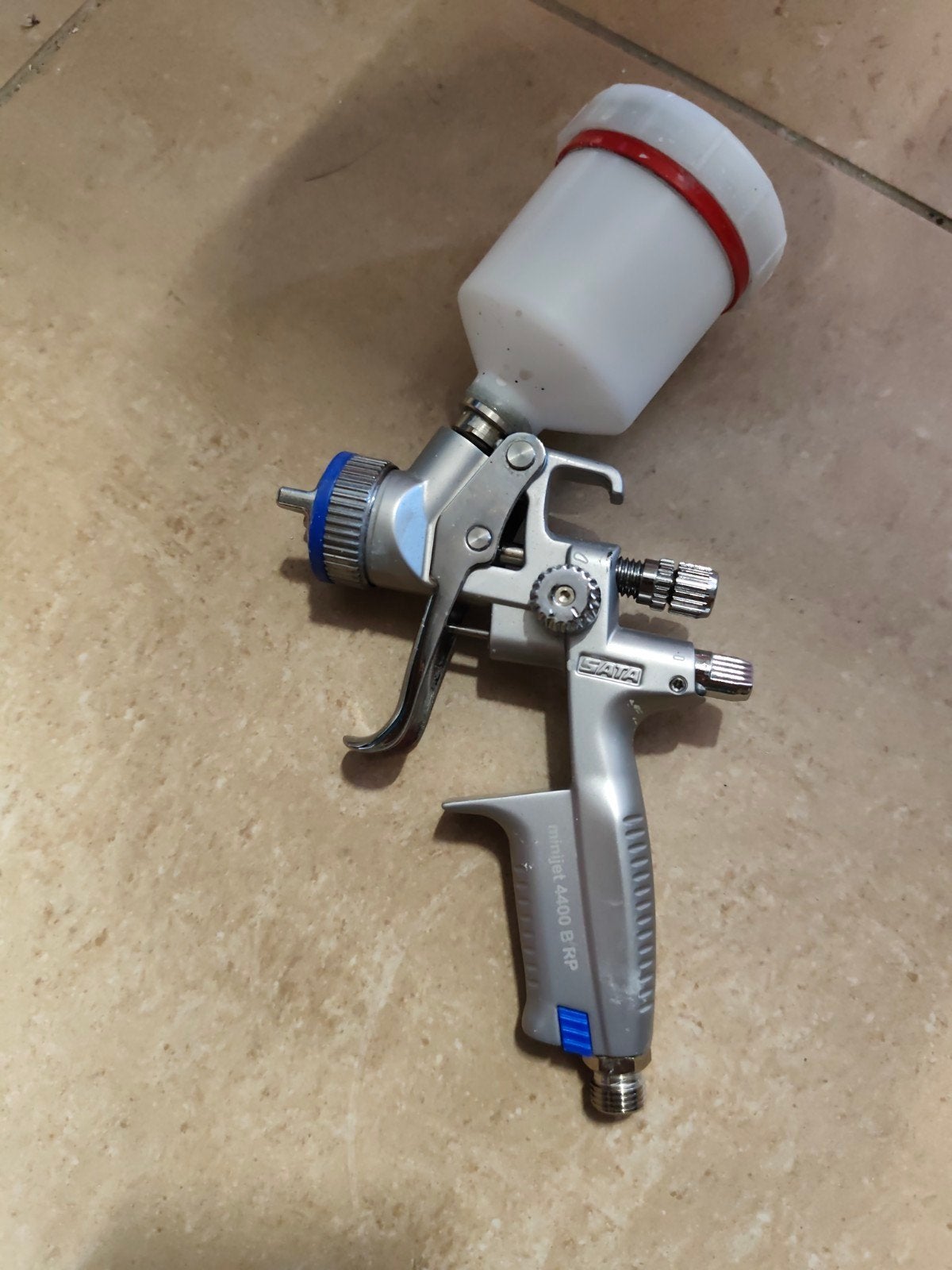 Sata minijet 4400 B RP verfspuit, Ophalen of Verzenden, Verfspuit of Verfpomp