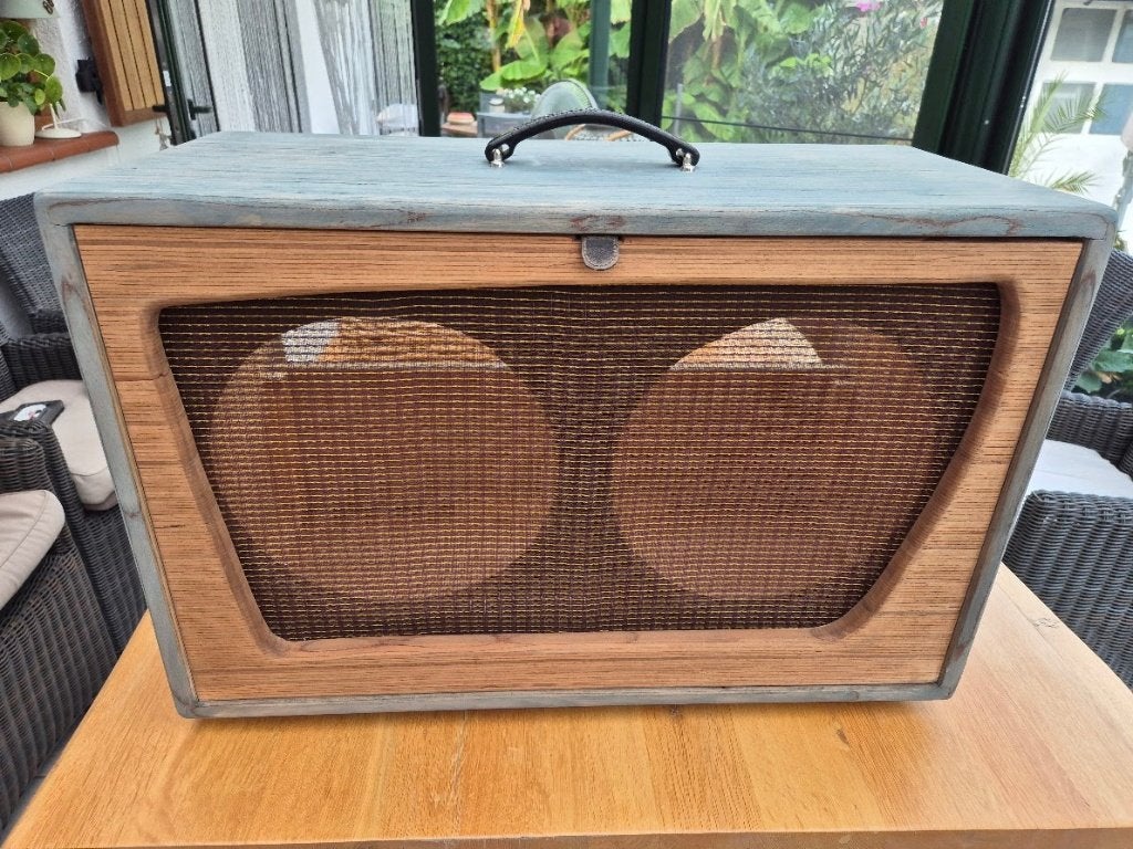Zelfbouw gitaar cab, Ophalen, Zo goed als nieuw, Minder dan 50 watt